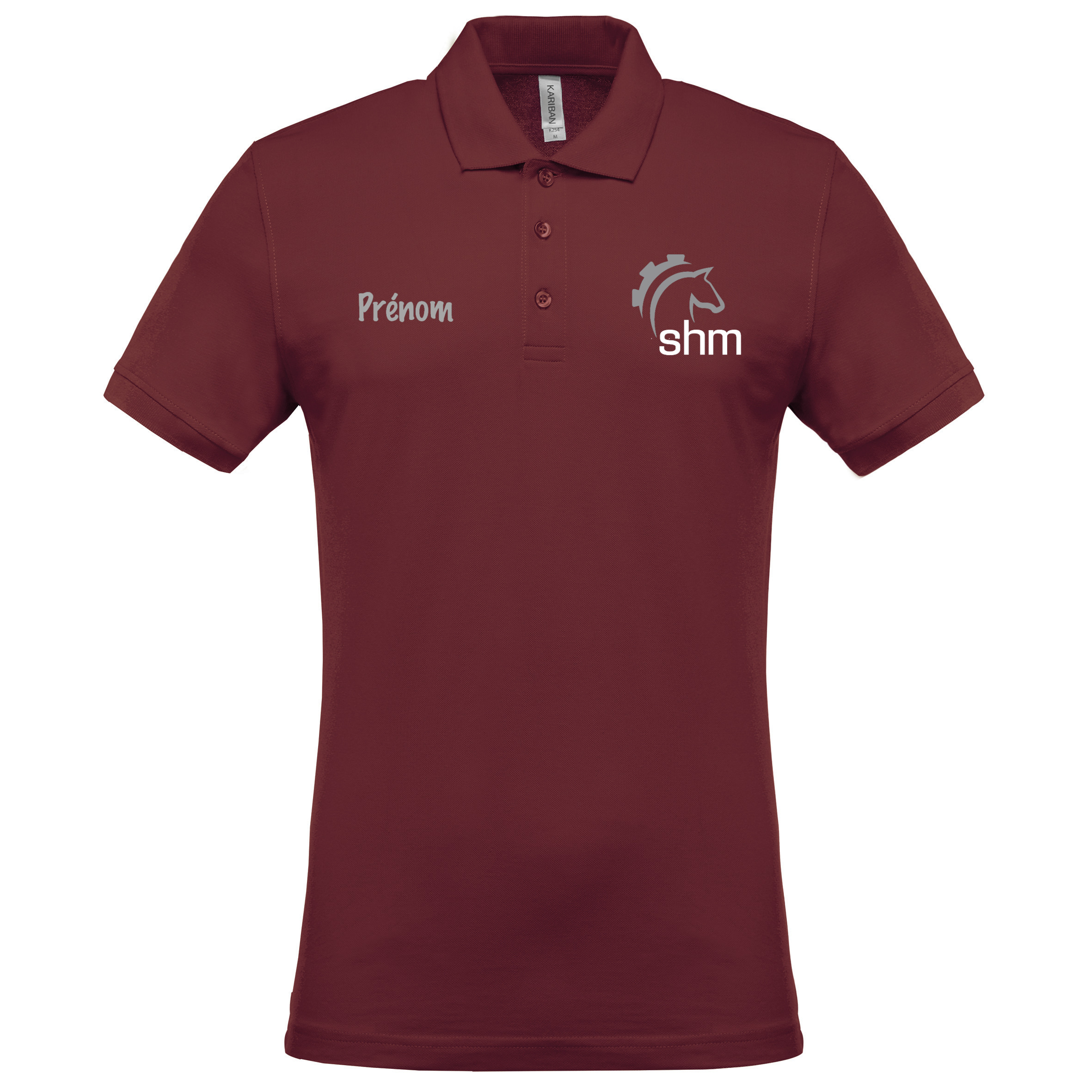 Image Polo bordeaux 2382