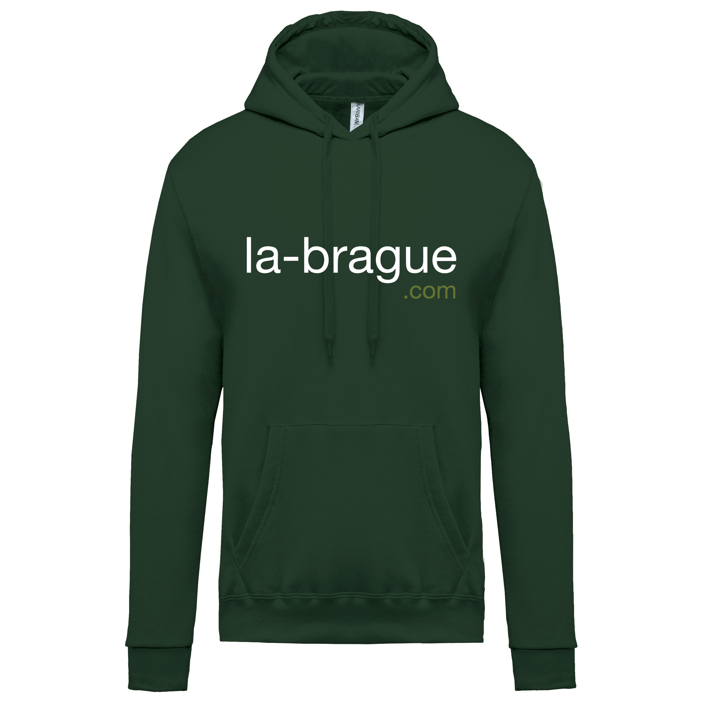 Image Sweat à capuche logo torse vert 2900