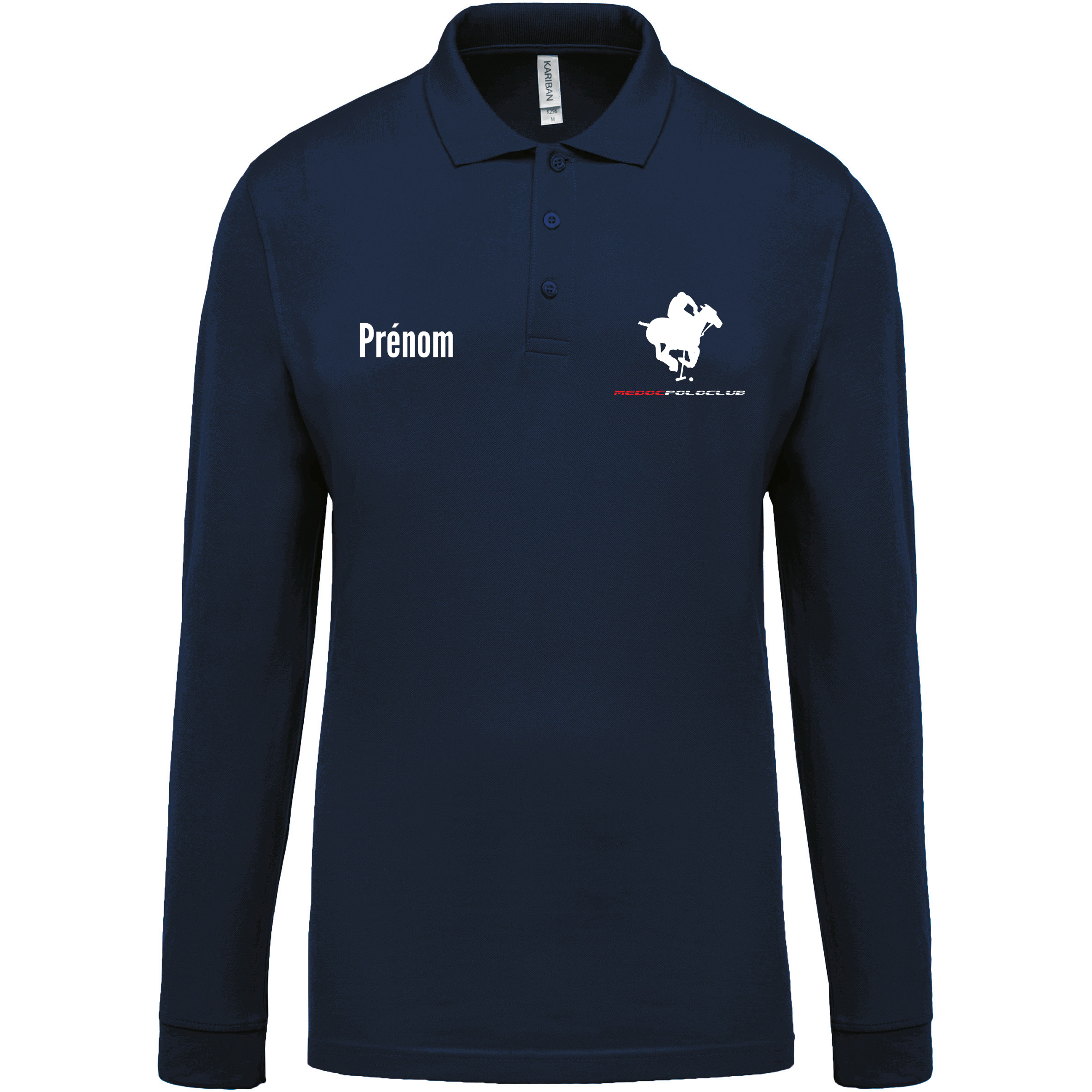 Image Polo manches longues Medoc polo club 4116