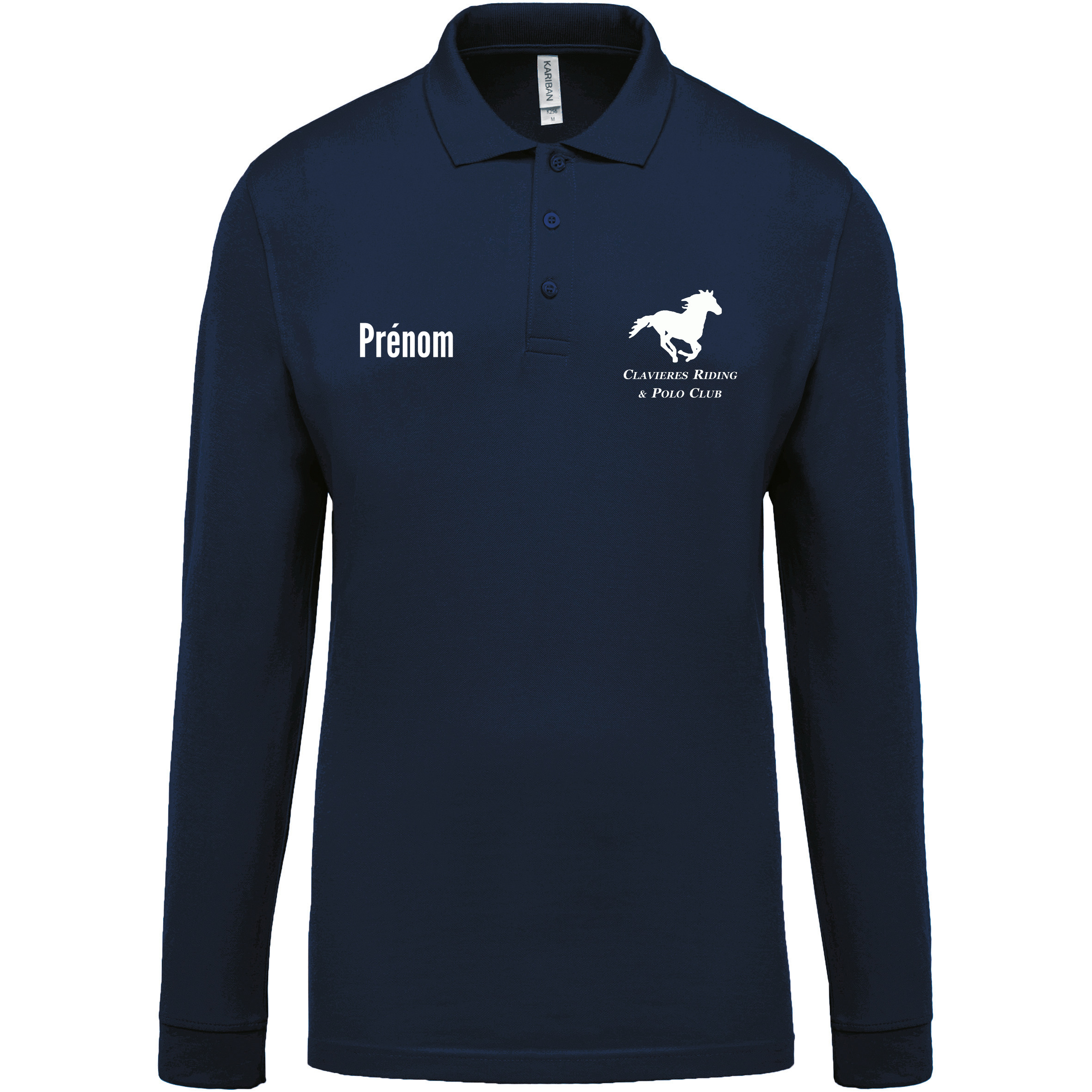 Image Polo manches longues Clavieres Riding & Polo Club 4347